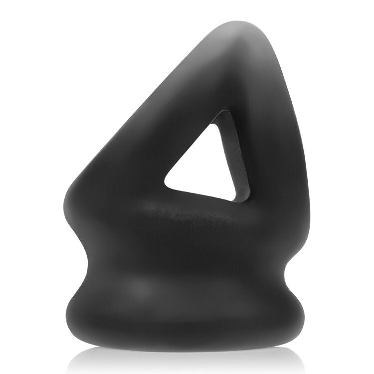 Tri Squeeze Cocksling Ball Stretcher Oxballs Silicone Tpr Blend Ice