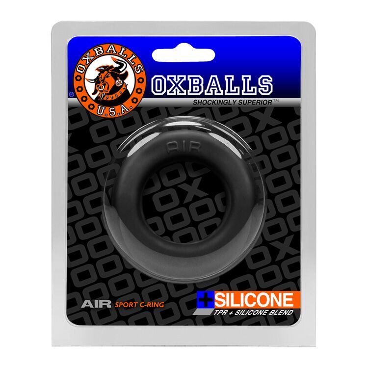 Air Airflow Cockring Oxballs Silicone/tpr Blend Ice