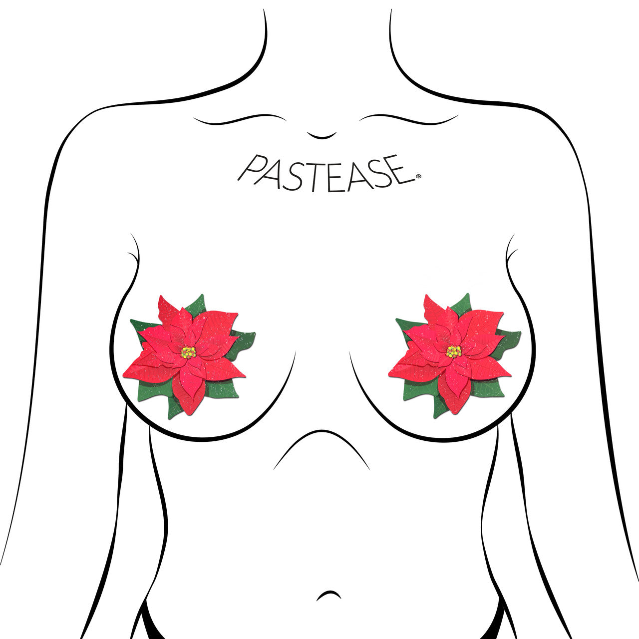 Pastease Winter Poinsettia Red & Green