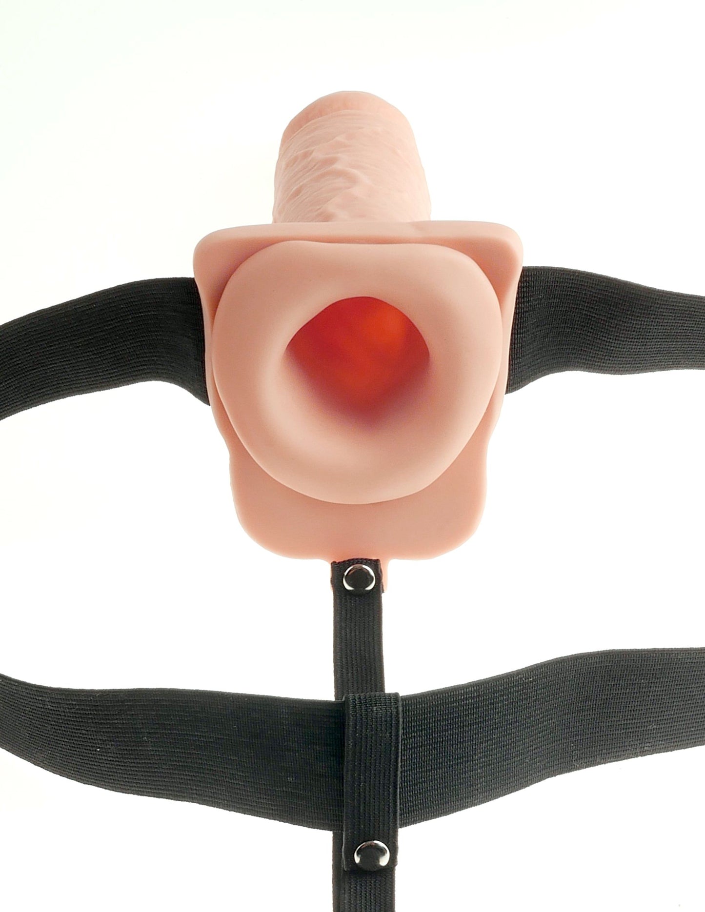 Fetish Fantasy In Hollow Rechargeable Strap-on W/ Balls