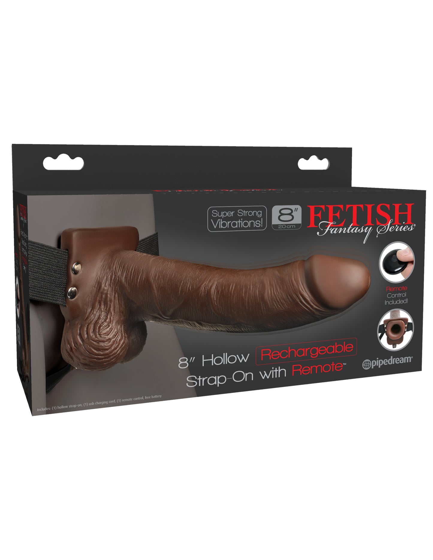Fetish Fantasy In Hollow Rechargeable Strap-on Remote
