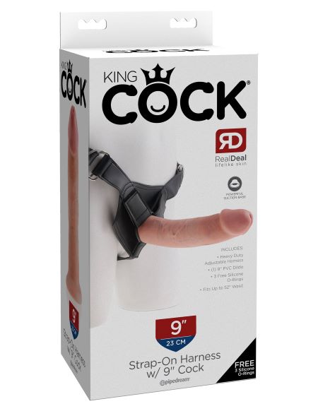 King Cock Strap On Harness Cock