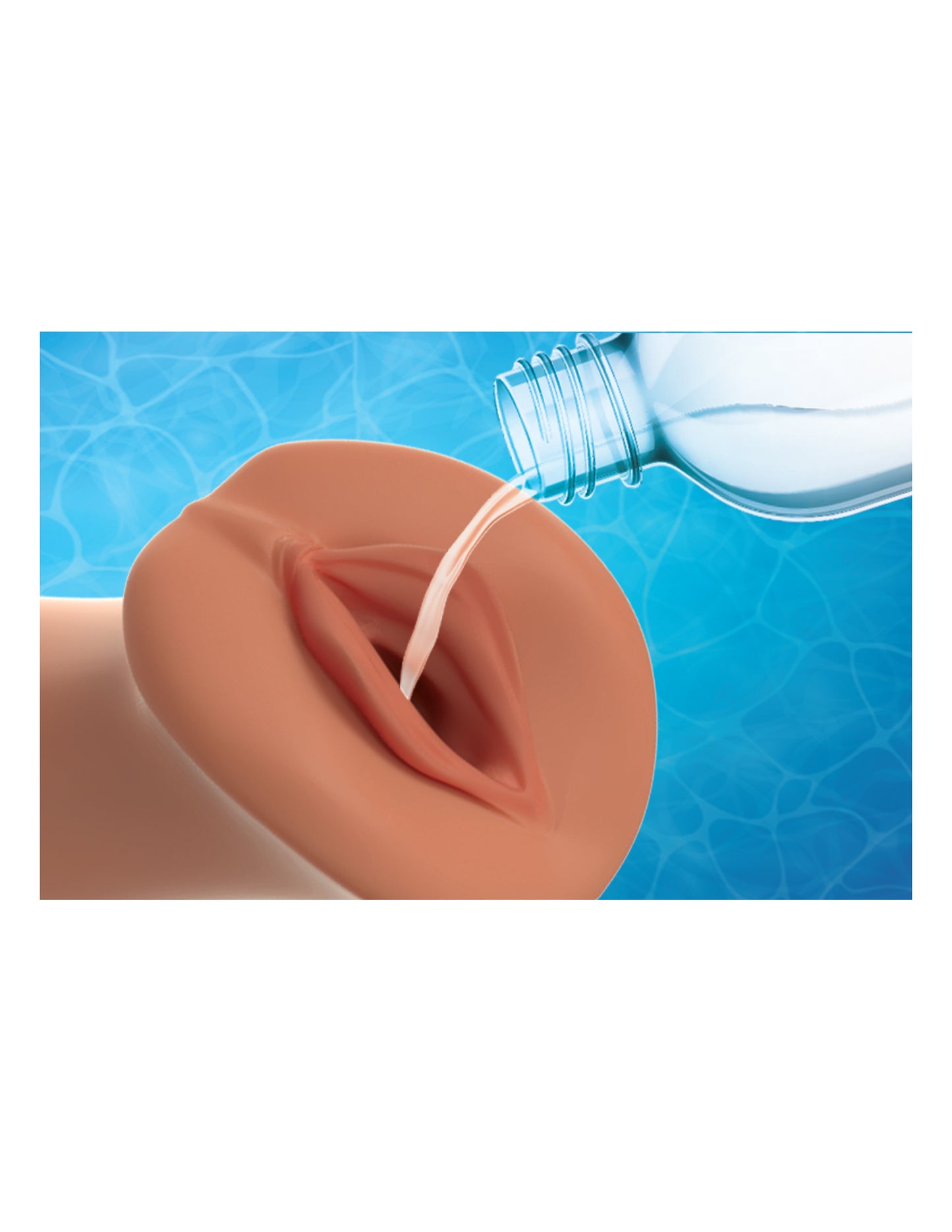 Pdx Extreme Wet Pussies Super Juicy Snatch Xxl - Brown