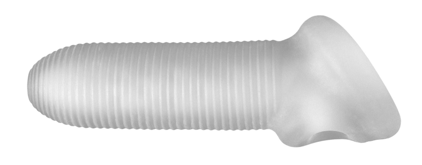 Perfect Fit Fat Boy Micro Ribbed Sheath Clear