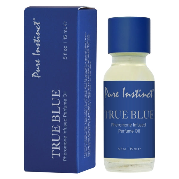 Pure Instinct Pheromone Infused Parfum True Blue .5oz/ 15ml