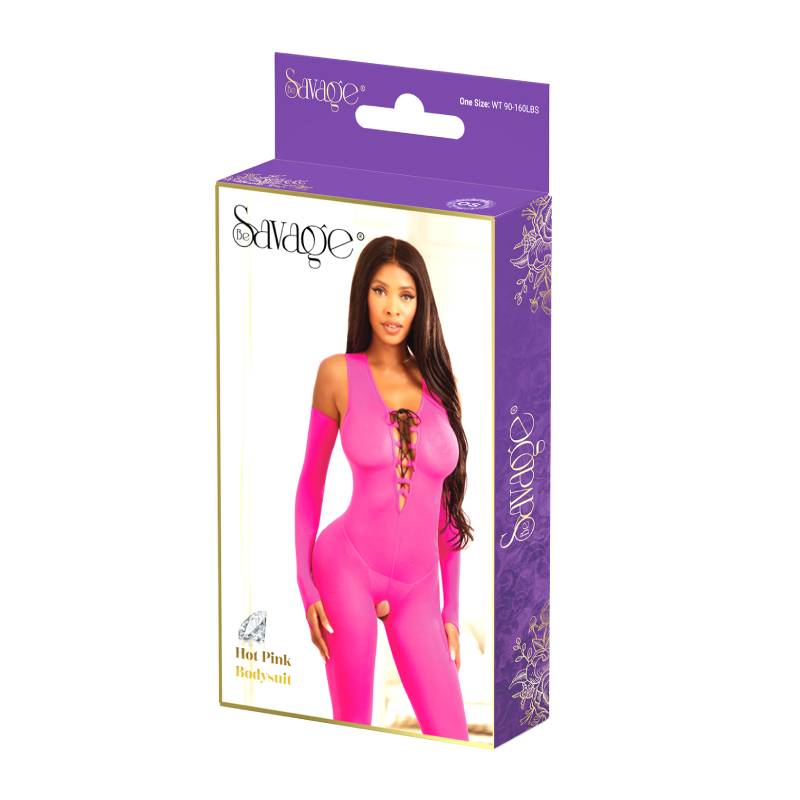 Hot Pink Bodysuit Pink