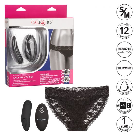 Remote Control Lace Panty Set