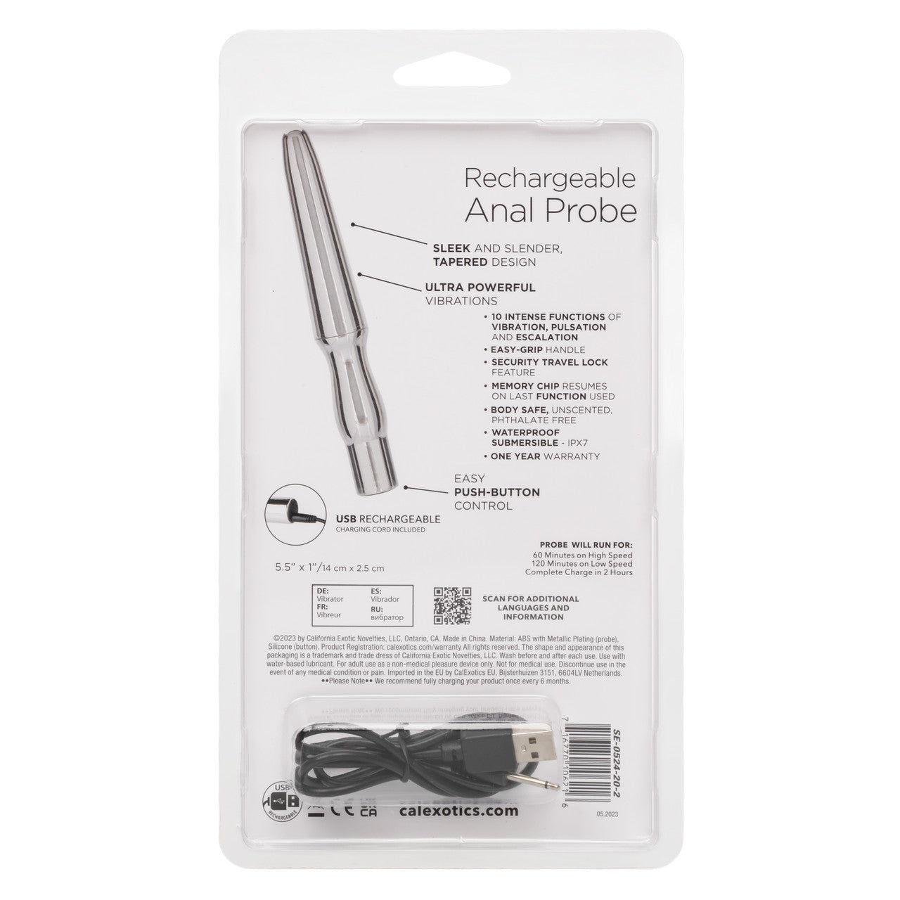 Rechargeable Anal Probe
