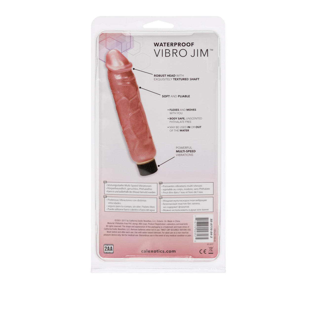 Waterproof Vibro Jim 6.5in