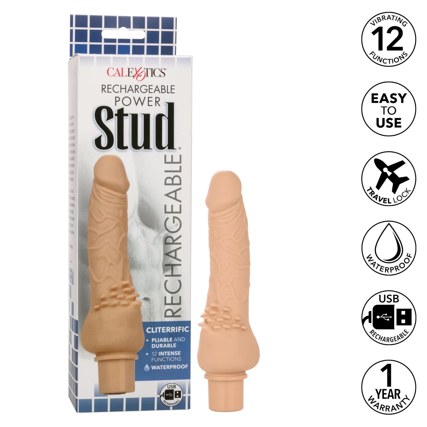 Rechargeable Power Stud Cliterrific