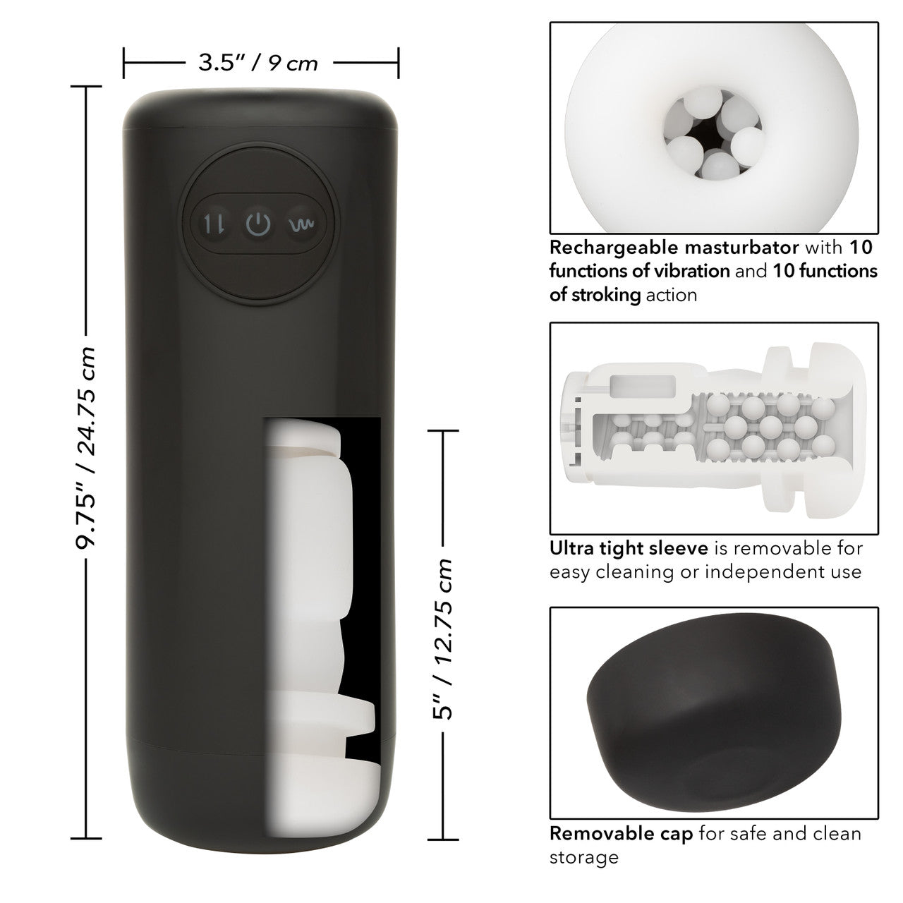 Optimum Power Vibrating & Thrusting Stroker
