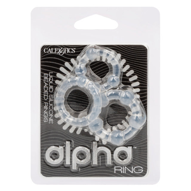 Alpha Liquid Silicone Beaded Rings