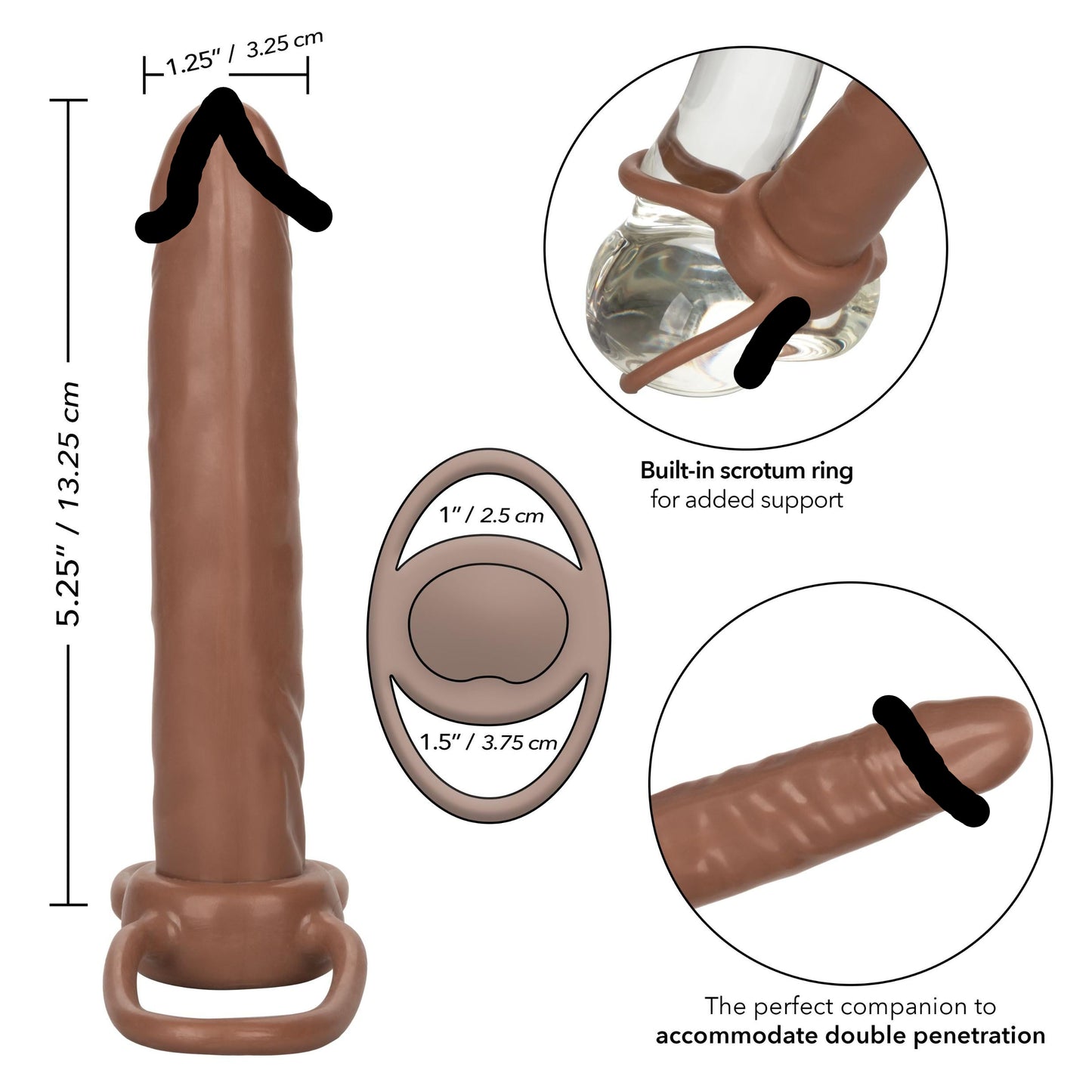 Accommodator Dual Penetrator Brown