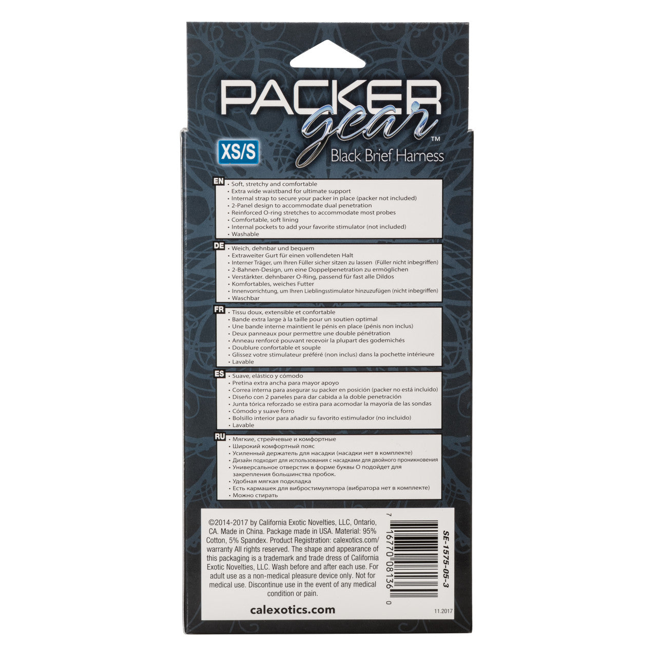 Packer Gear Black Brief Harness