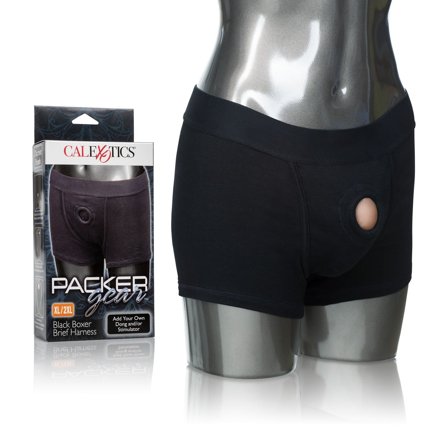 Packer Gear Black Boxer Brief Harness