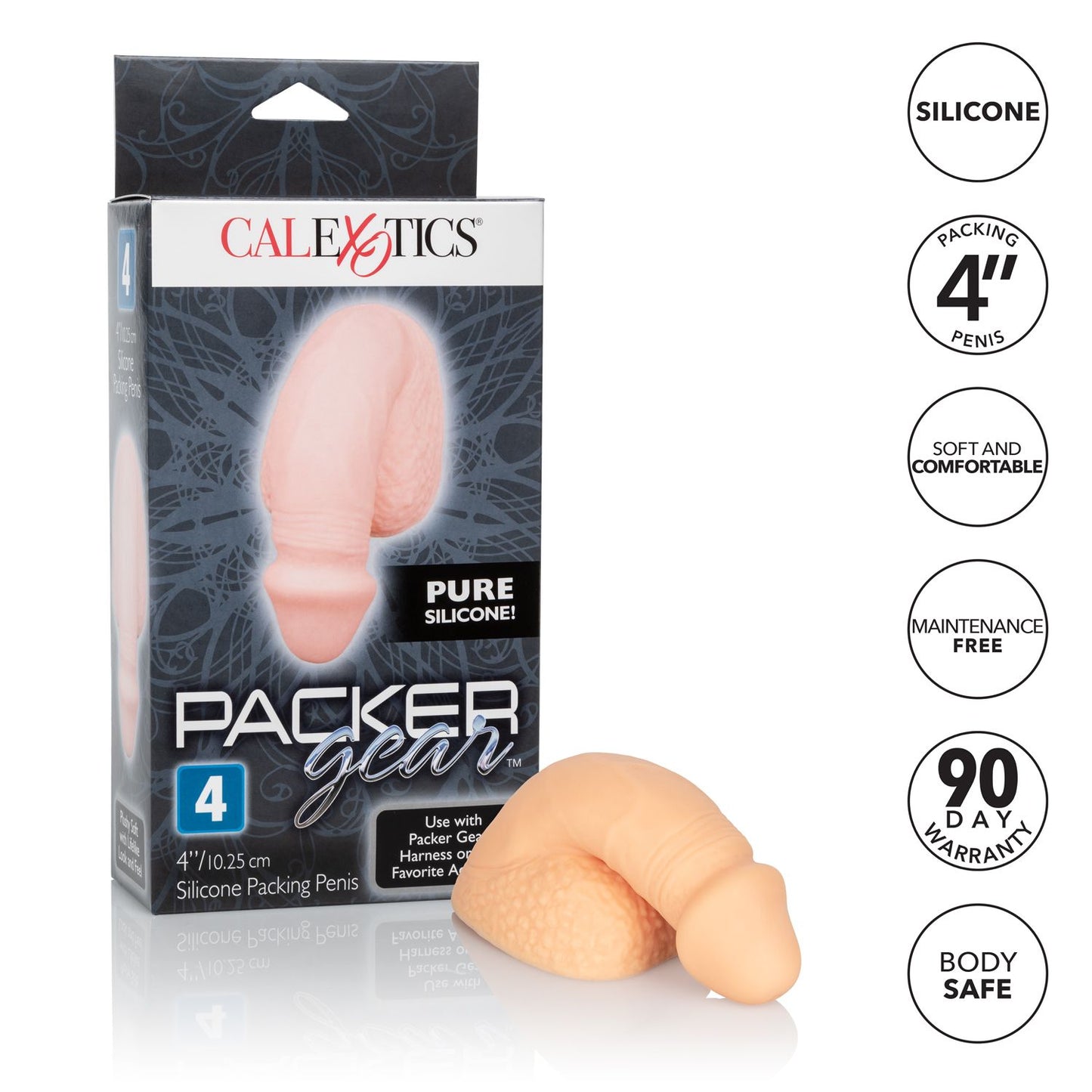 Packer Gear 4in Silicone Penis