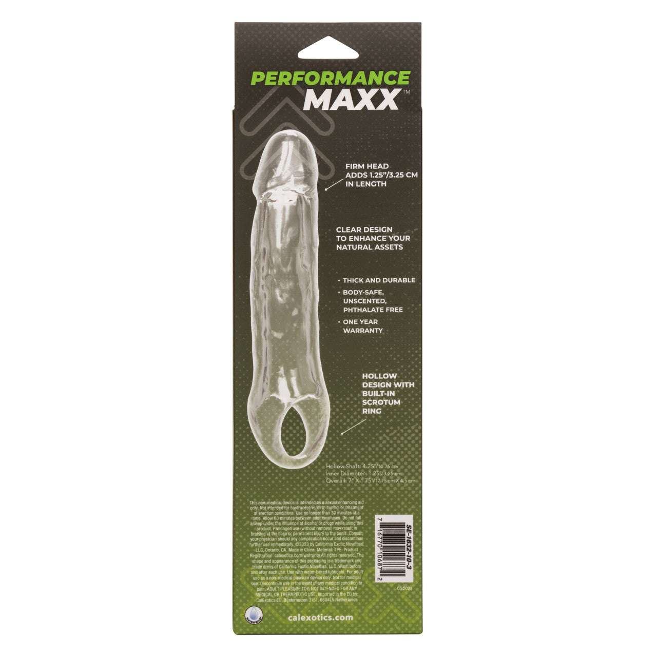 Performance Maxx Clear Extension Inch