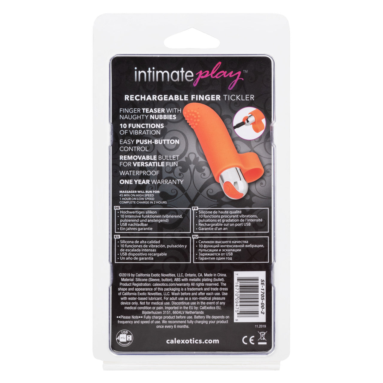 Intimate Play Rechargeable Finger