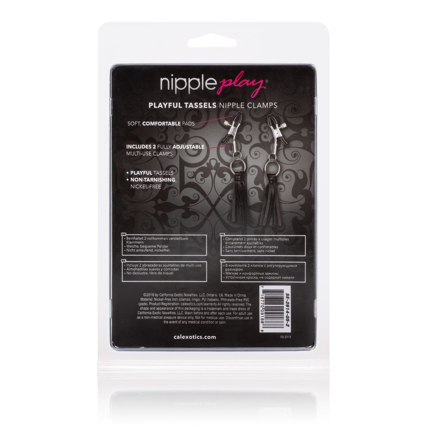 Nipple Play Playful Tassels Nipple Clamps
