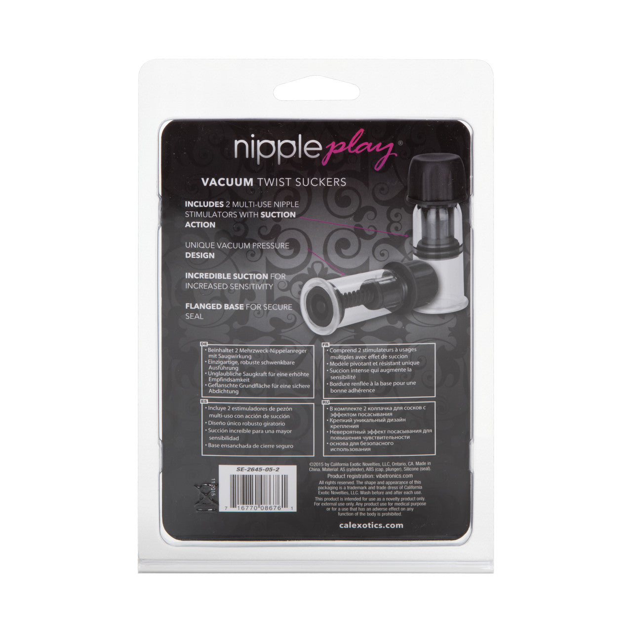 Nipple Play Vacuum Twist Suckers