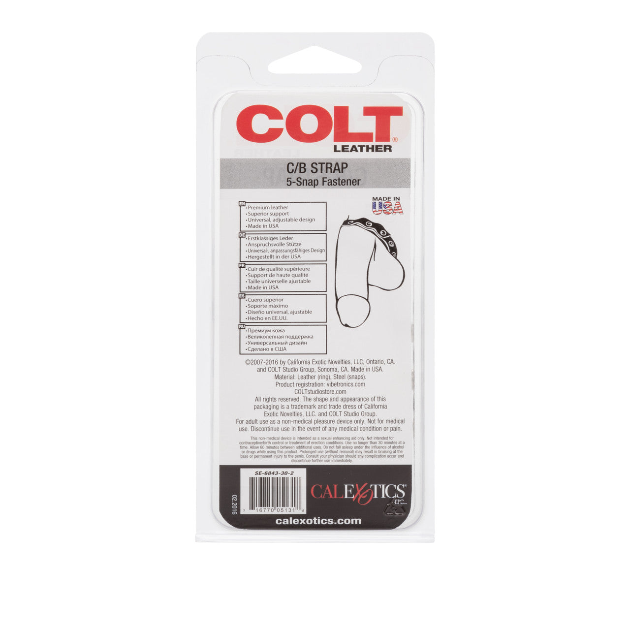 Colt Adjust 5 Snap Leather