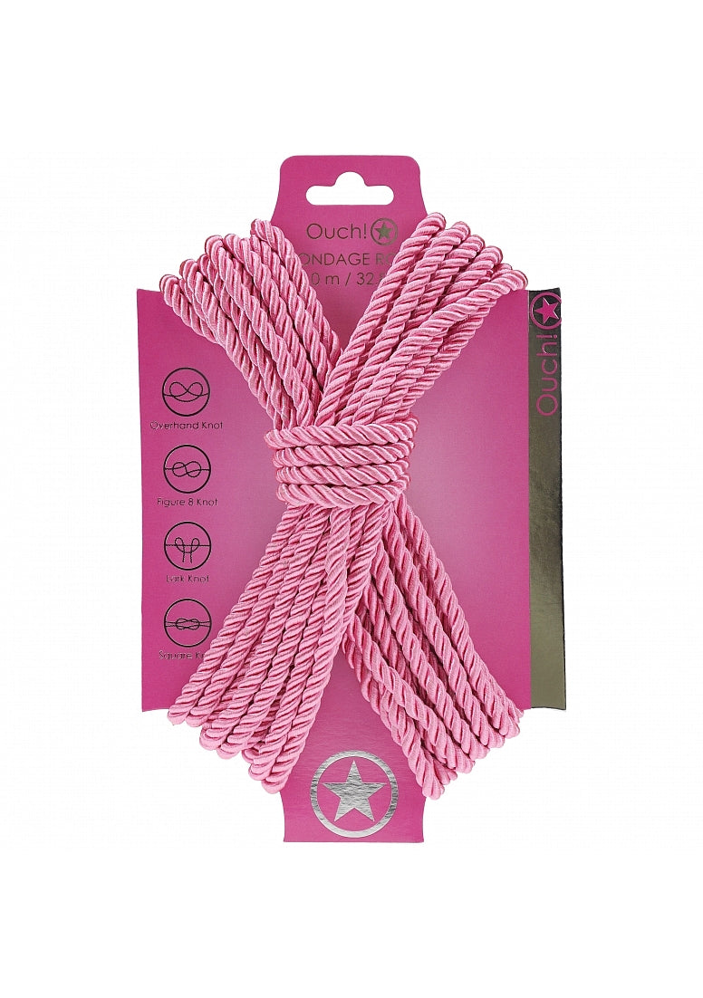 Ouch! Bondage Rope 10 Meters Pink