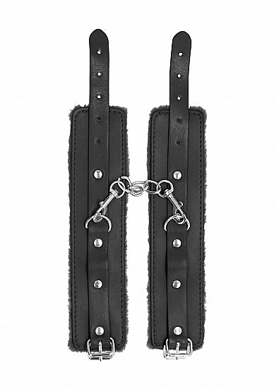 Ouch! Plush Leather Handcuffs