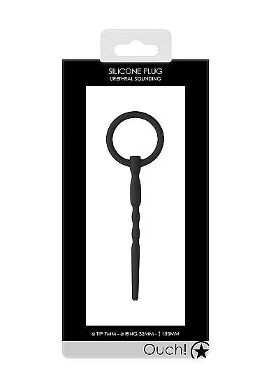 Ouch! Silicone Penis Plug 0.3 In/ 7mm