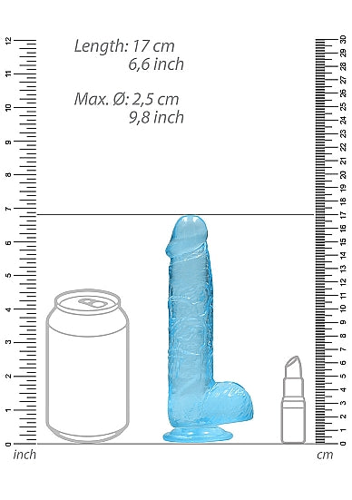 Real Cock 6in Realistic Dildo W/ Balls
