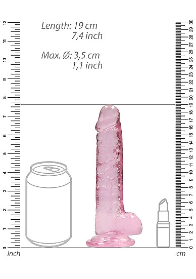 Real Cock 7in Realistic Dildo W/ Balls