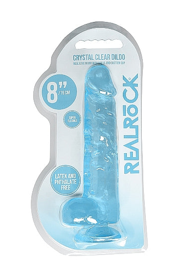 Realrock 8in Realistic Dildo W/ Balls