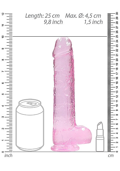 Real Cock 9in Realistic Dildo W/ Balls