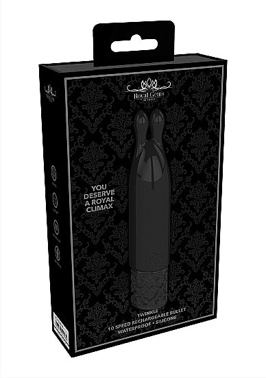 Royal Gems Twinkle Silicone Bullet Rechargeable