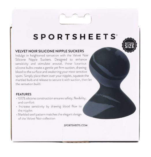 Velvet Noir Silicone Nipple Suckers