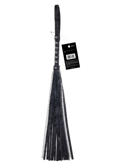 Velvet Noir Chain Flogger
