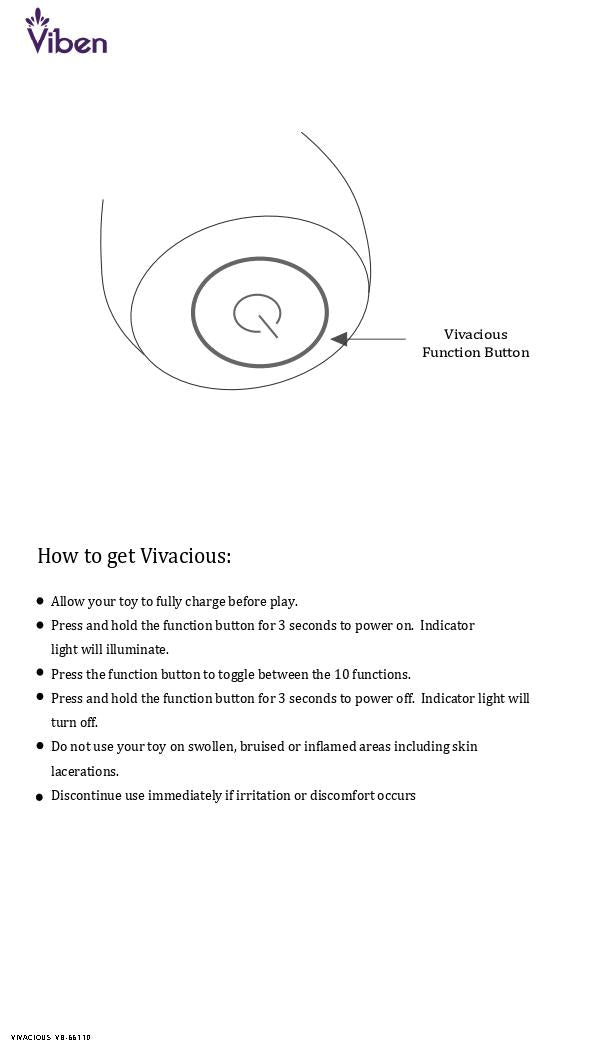 Viben Vivacious 10 Function Bullet