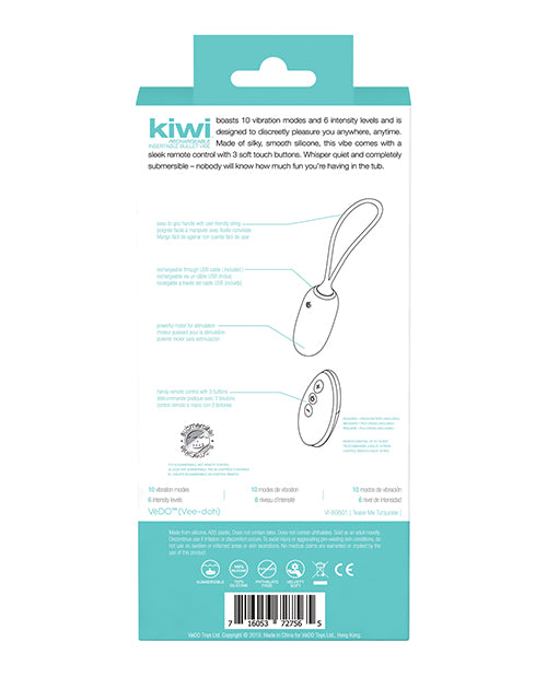 Vedo Kiwi Rechargeable Bullet Insertable