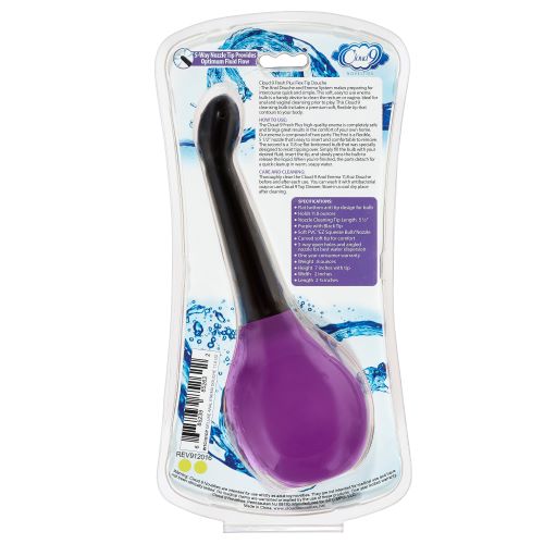 Cloud 9 Fresh + Deluxe Anal Soft Tip Enema Douche Oz W/ Ez Squeeze Bulb