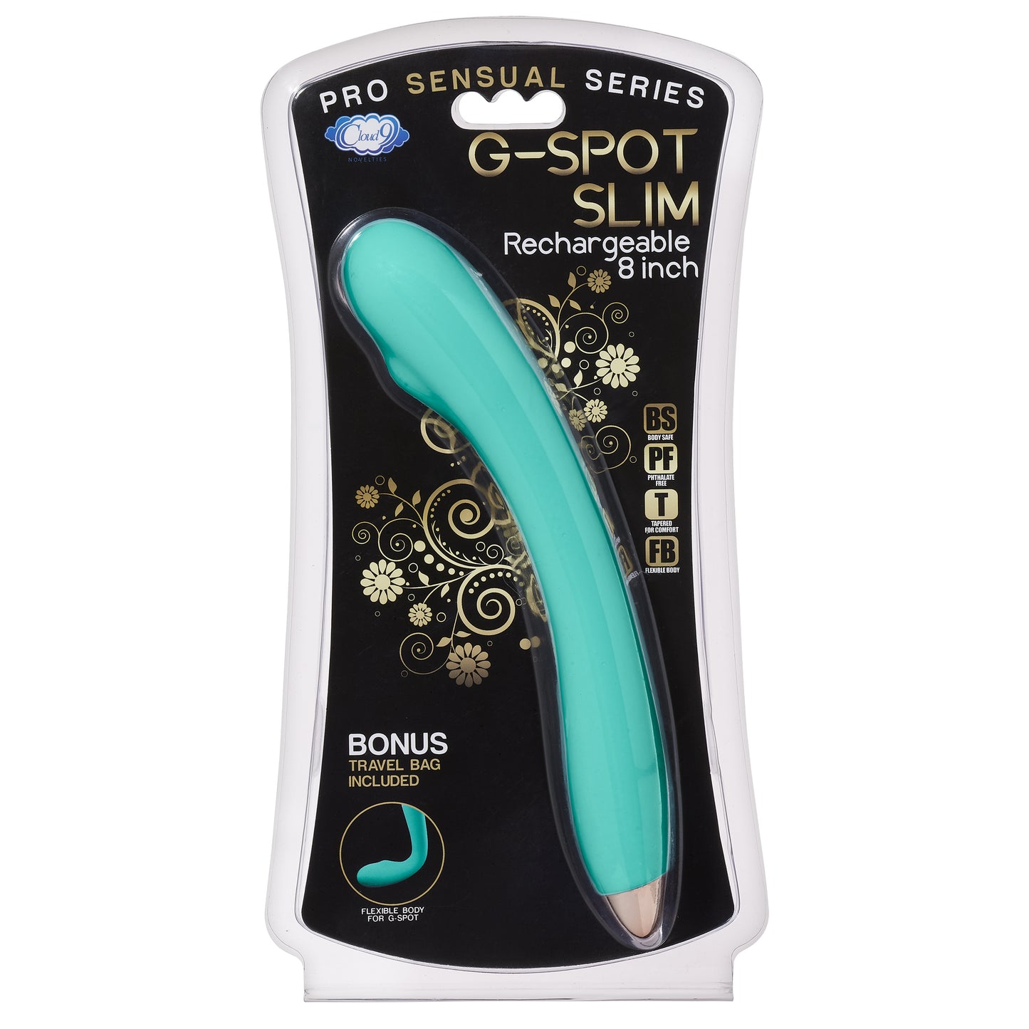 Cloud 9 Rechargeable G-spot Slim 8in Single Motor