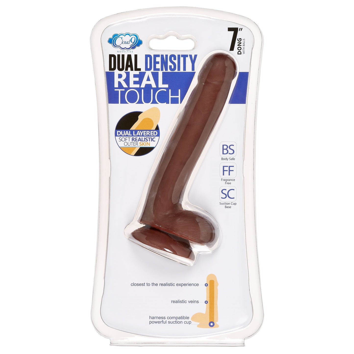 Cloud 9 Dual Density Dildo Touch W/ Balls