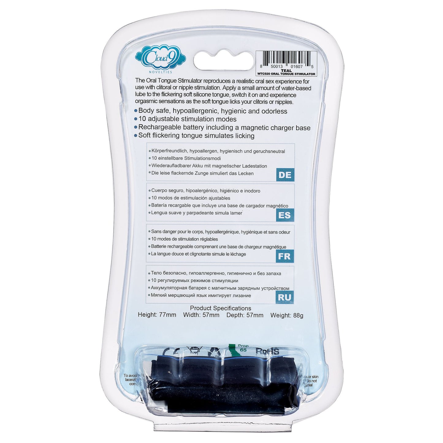 Cloud 9 Health & Wellness Flutter Oral Tongue Stimulator