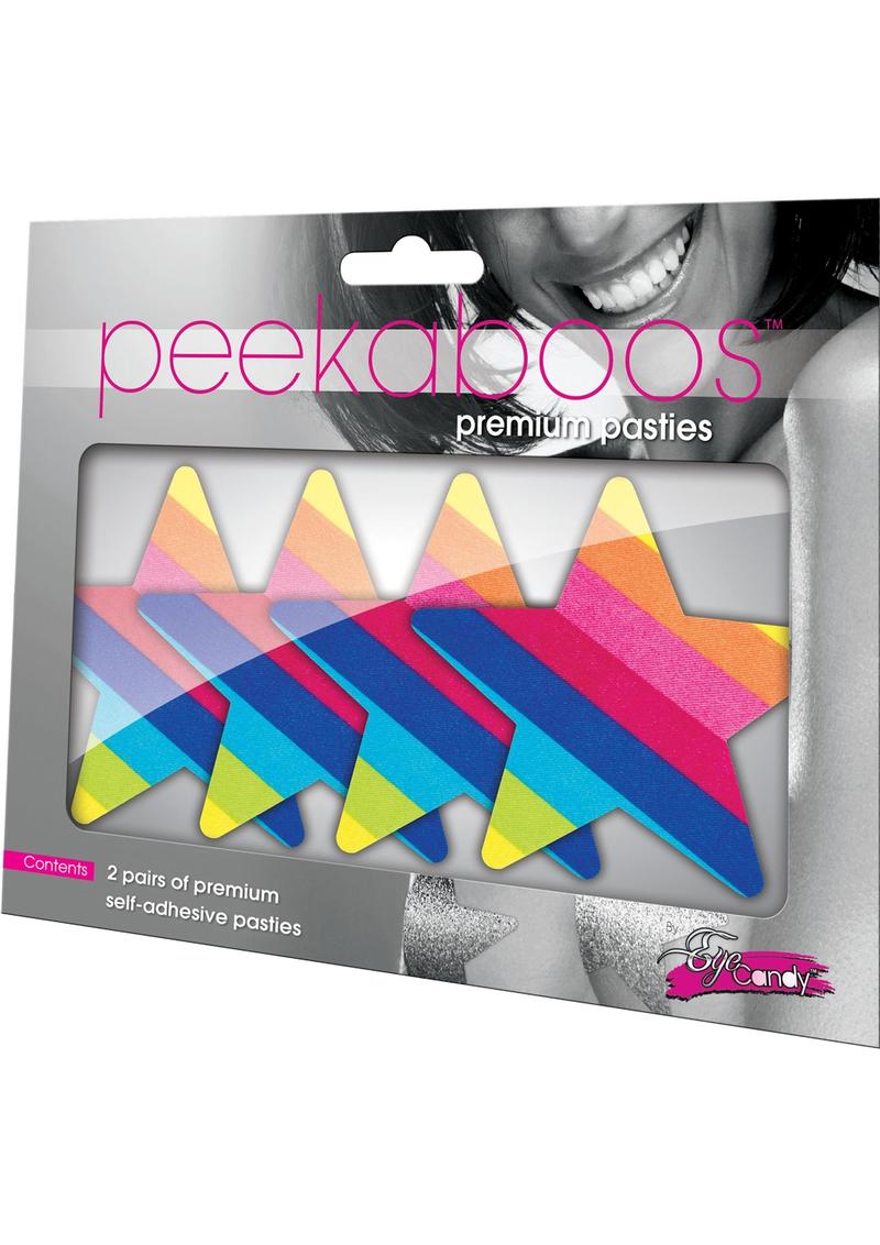 Peekaboo Pasties Rainbow Starz