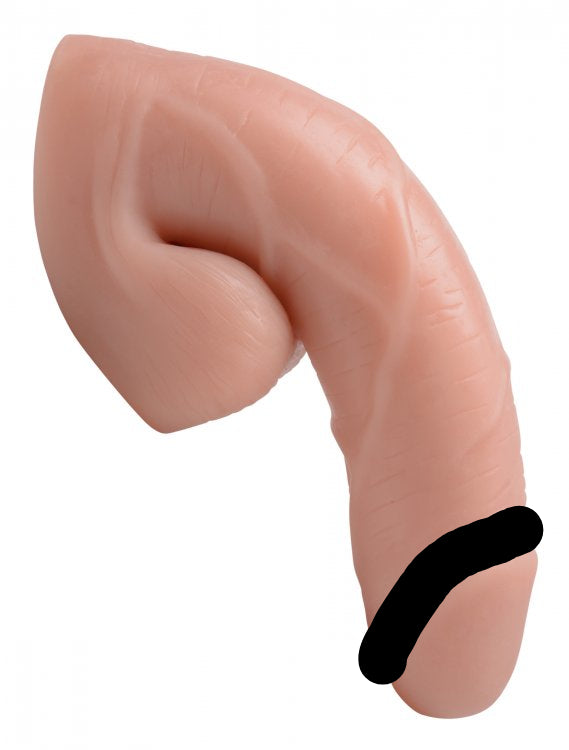 Strap U Large Bulge Soft Packer Dildo