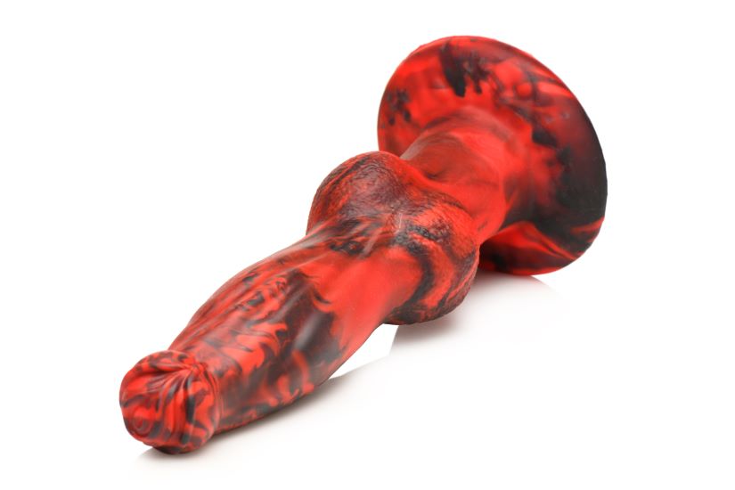 Creature Cocks Hell Wolf Thrusting & Vibrating Silicone Dildo W/ Remote