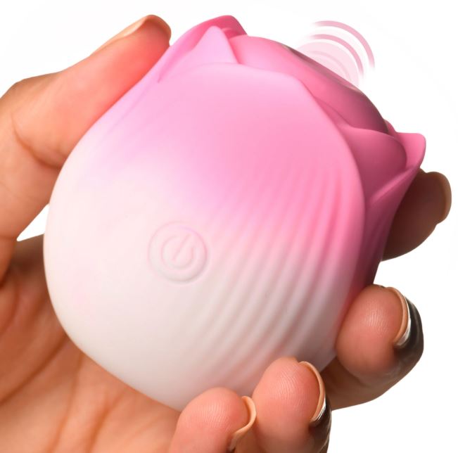 Pulsing Petals Throbbing Rose Stimulator - Pink