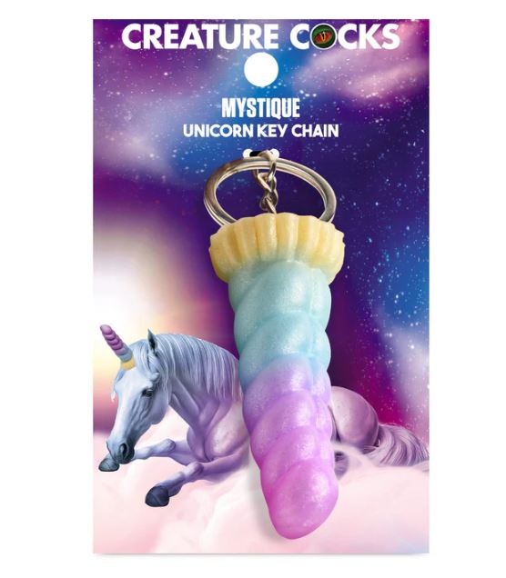 Creature Cocks Mystique Unicorn Silicone Keychain
