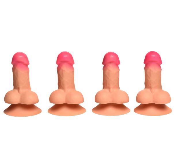 Big 4 Pk Suction Snap-on Peckers