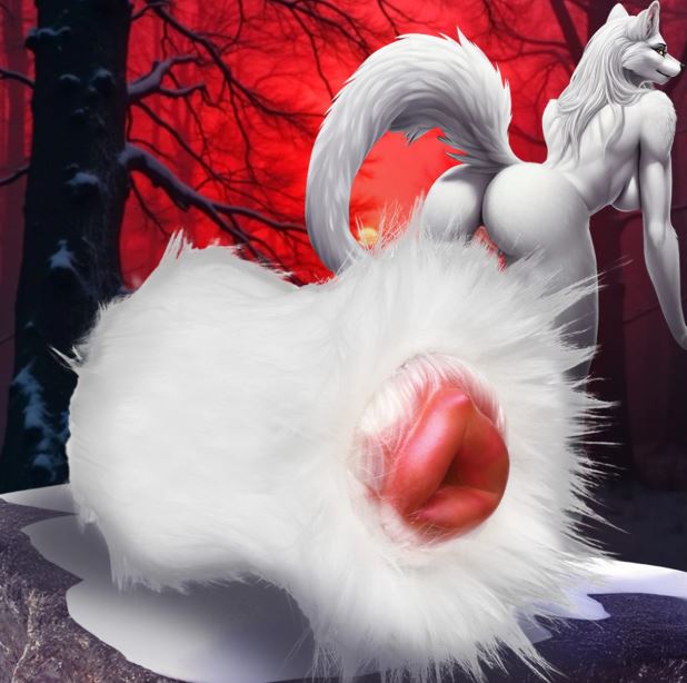 Creature Cocks Snow She-wolf Silicone Stroker