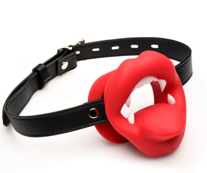 Master Series Vampire Mouth Gag Vibrating