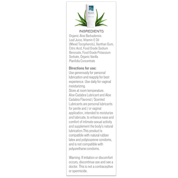 Aloe Cadabra Organic Lube